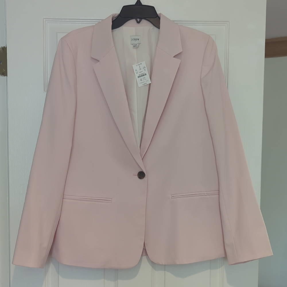 J. Crew Pink Blazer Tailored Professional Jacket